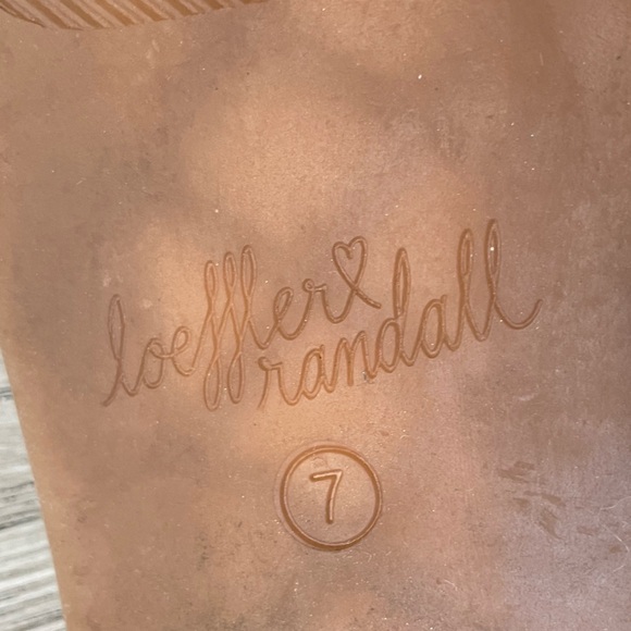 Loeffler Randall Willa Pony Hair Lace Up Oxford Flat Cut Out Brown/Cream SZ 7 - Picture 13 of 14